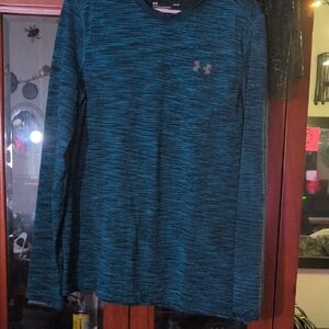 Under Armour Blue Long Sleeve Performance Tee